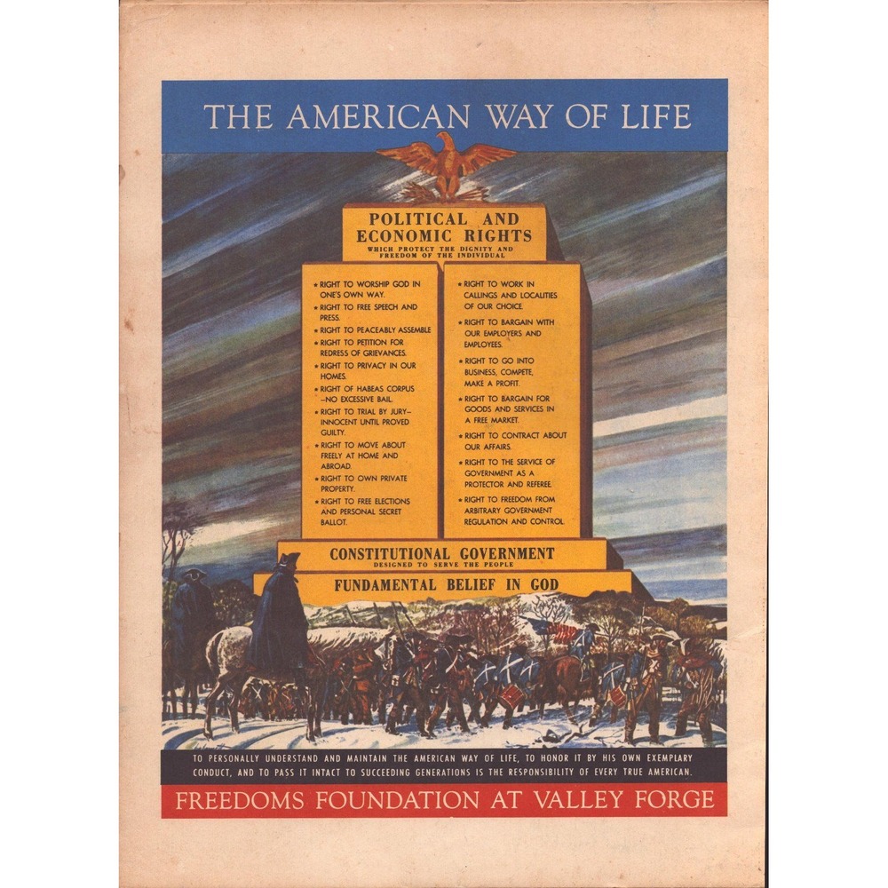 Freedoms Foundation The Freedom Collection American Historical Documents VG - Picture 2 of 7